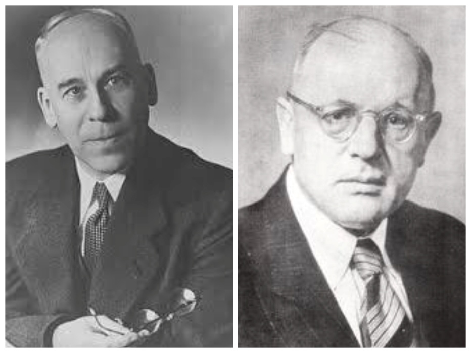 Wilhelm Hanle, 1901–1993 (αριστερά). Georg Joos, 1894 – 1959 (δεξιά)